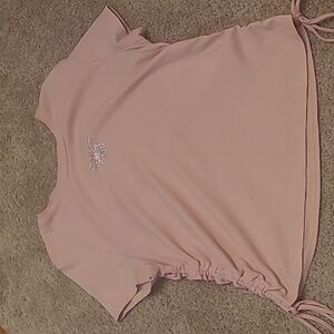 Pink butterfly top